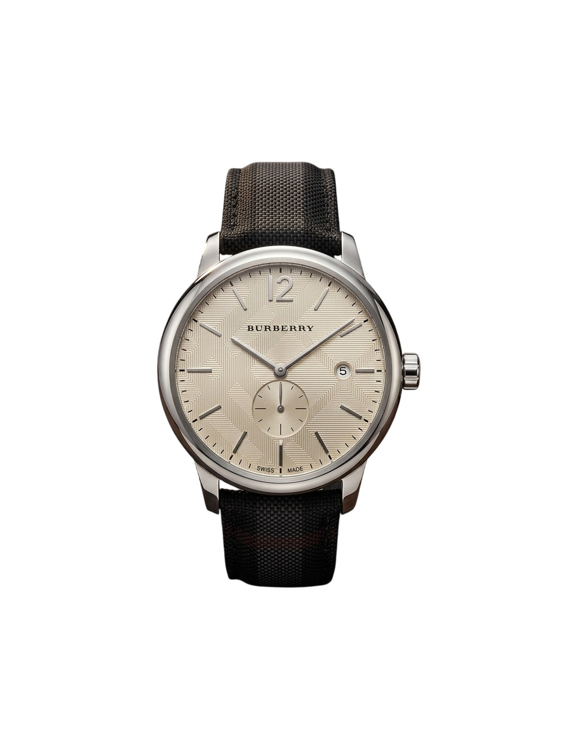 Burberry The Classic Round BU10008 Armbanduhr Beige Schwarz