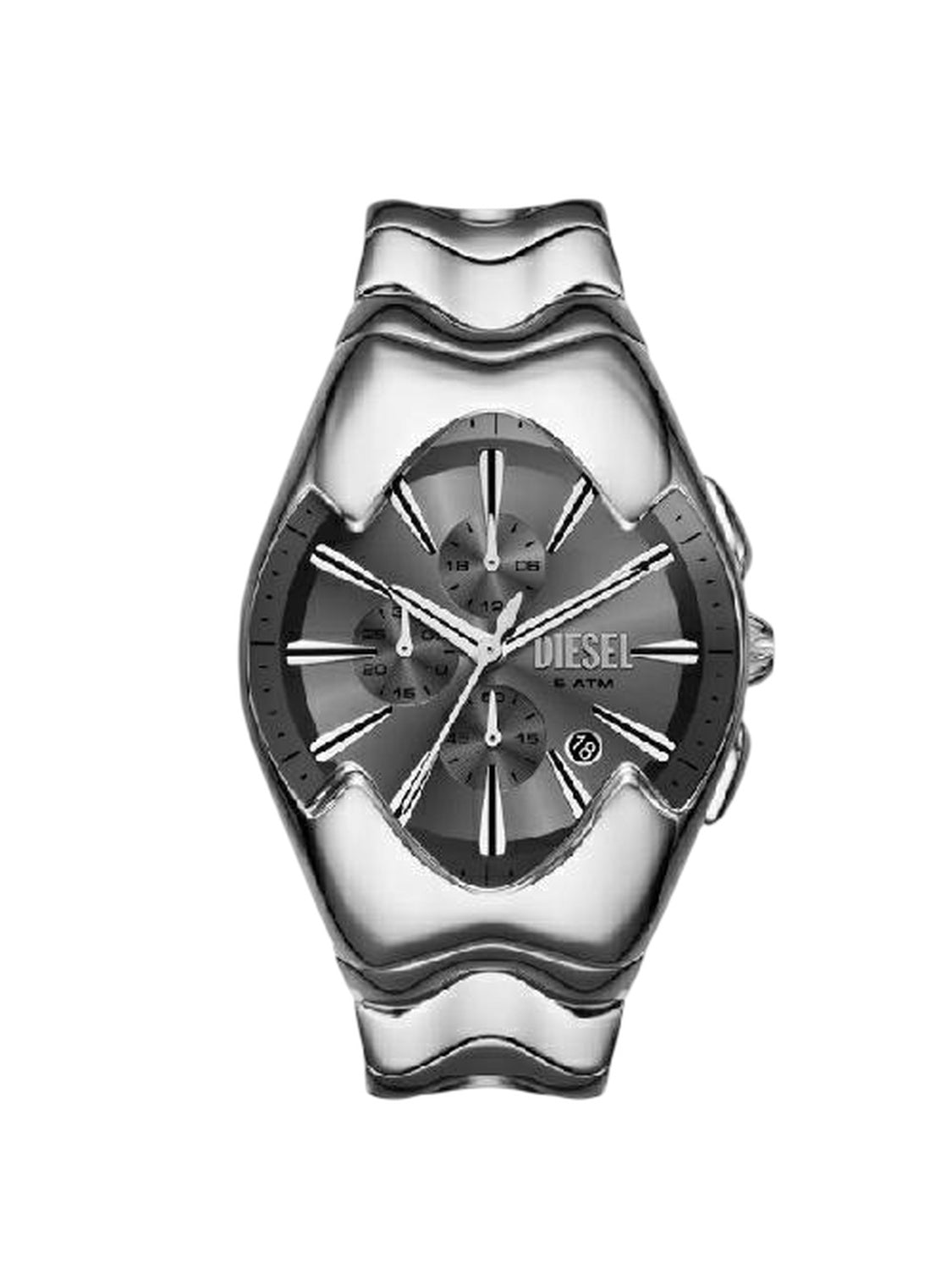 Diesel Mercurial DZ4683 Chronograph Herrenuhr Silber