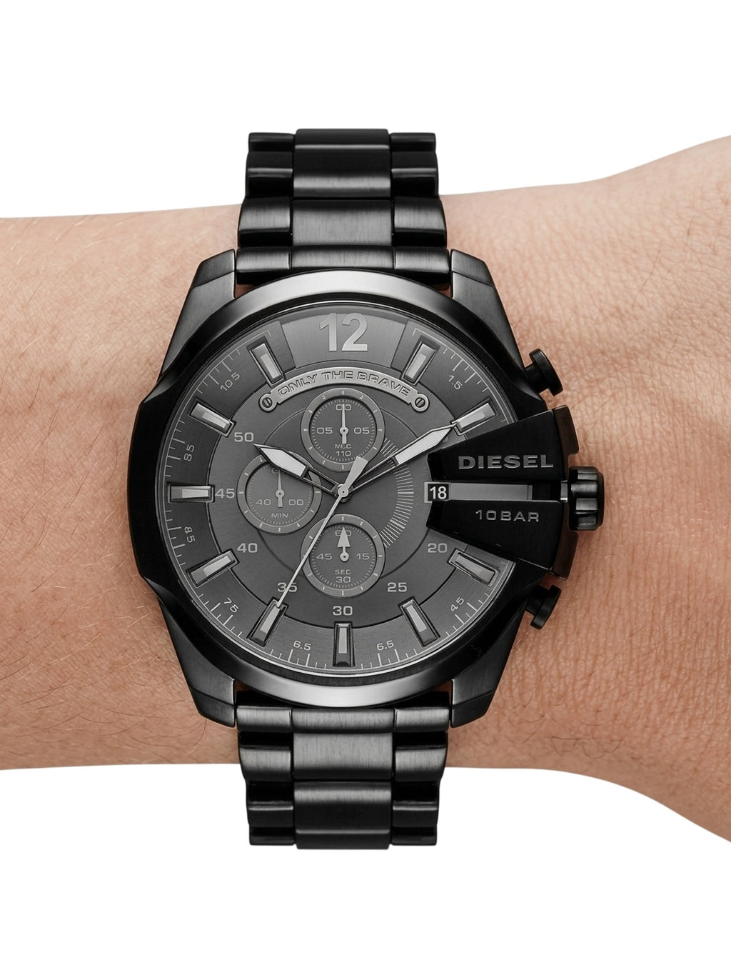 Diesel Mega Chief DZ4355 Chronograph Herrenuhr Schwarz