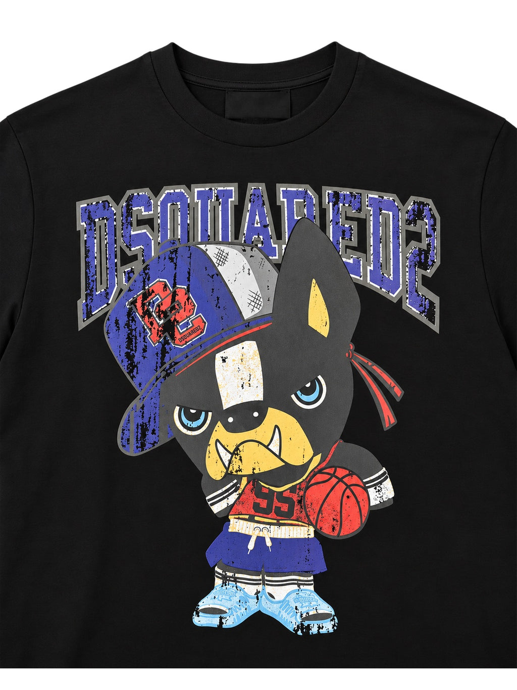Dsquared2 Ciros Game Time T-Shirt Schwarz Herren