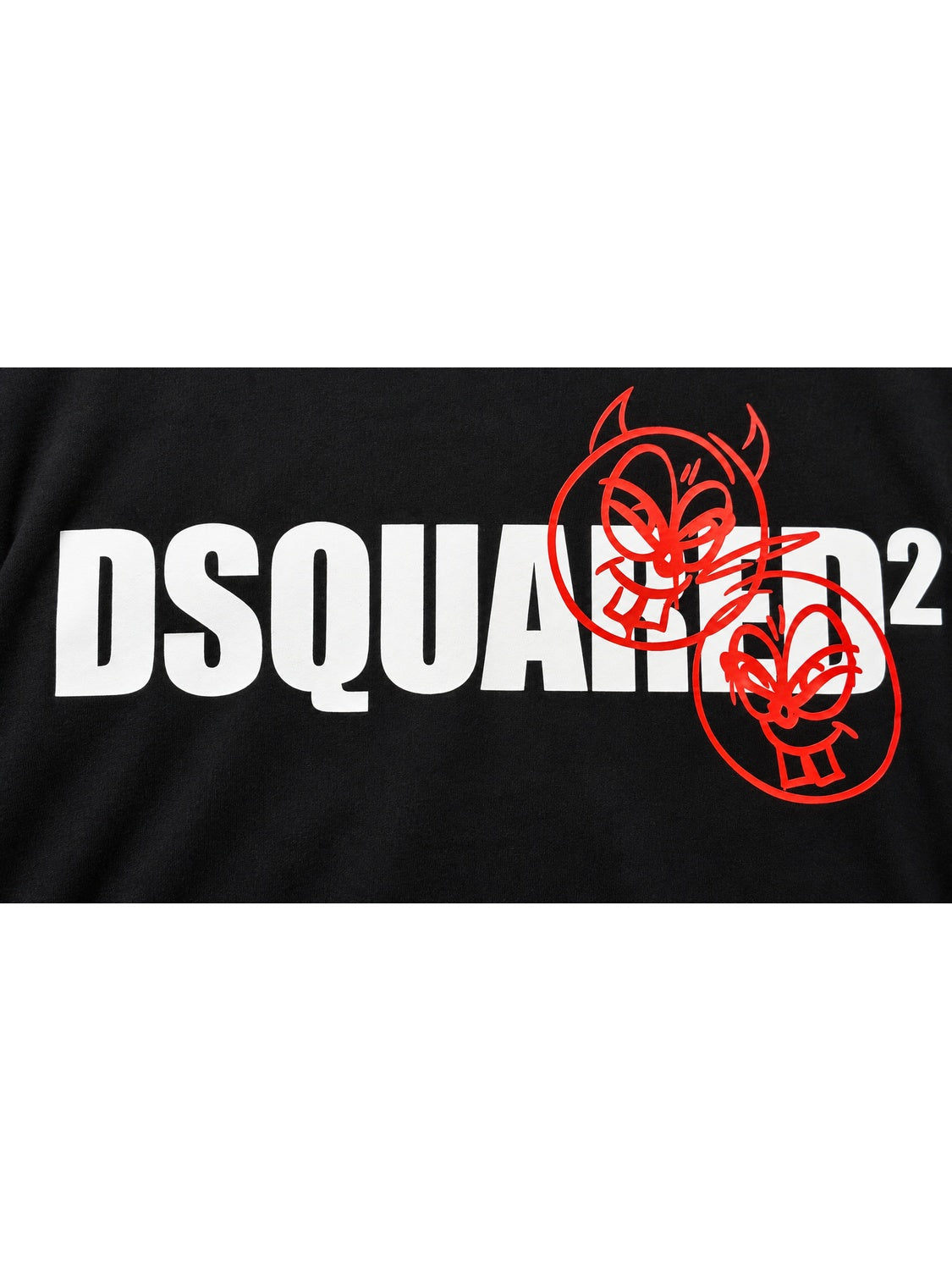 Dsquared2 Doodle Logo T-Shirt Herren Schwarz L