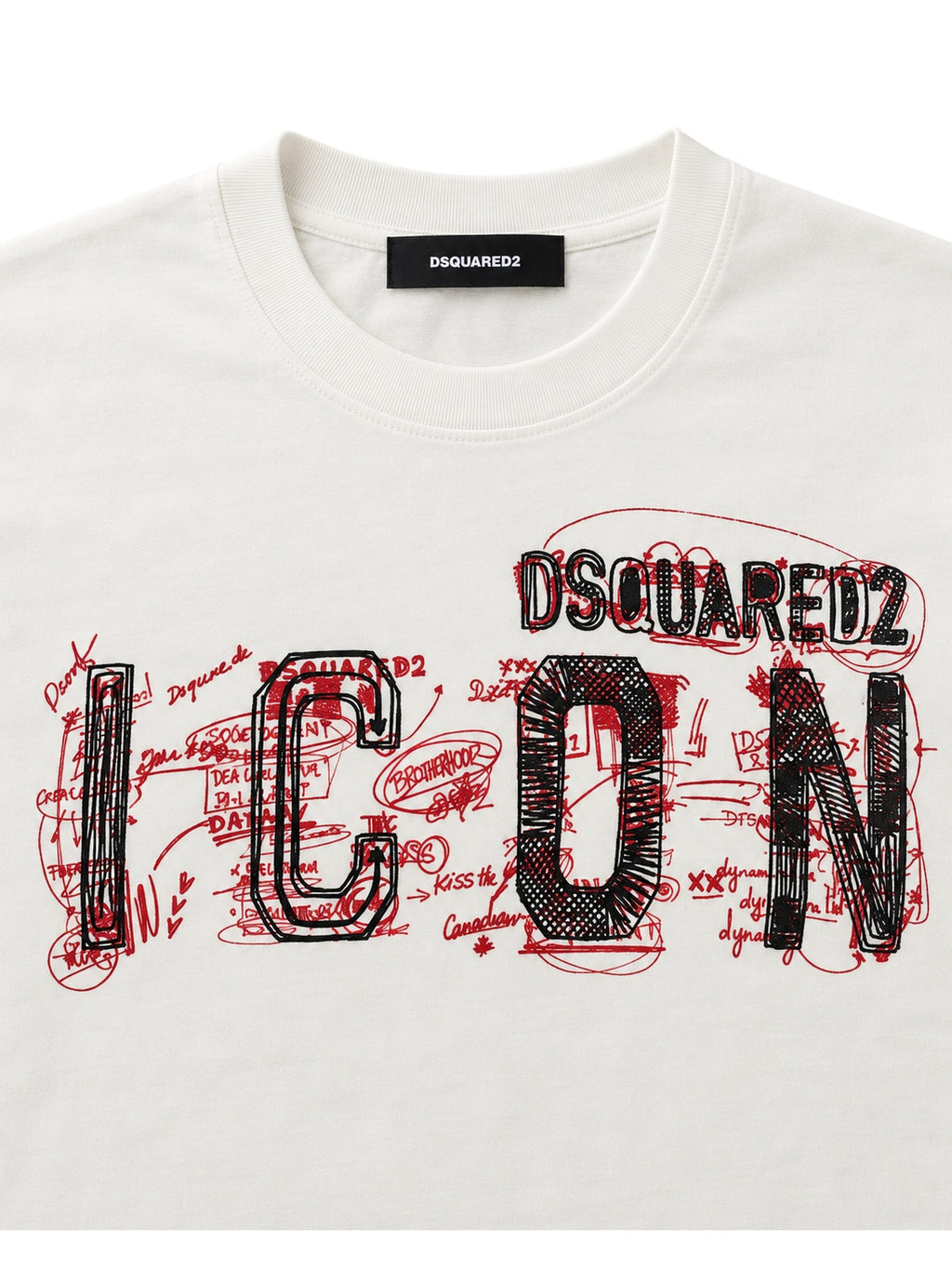 Dsquared2 ICON Scribble Cool Fit T-Shirt Herren