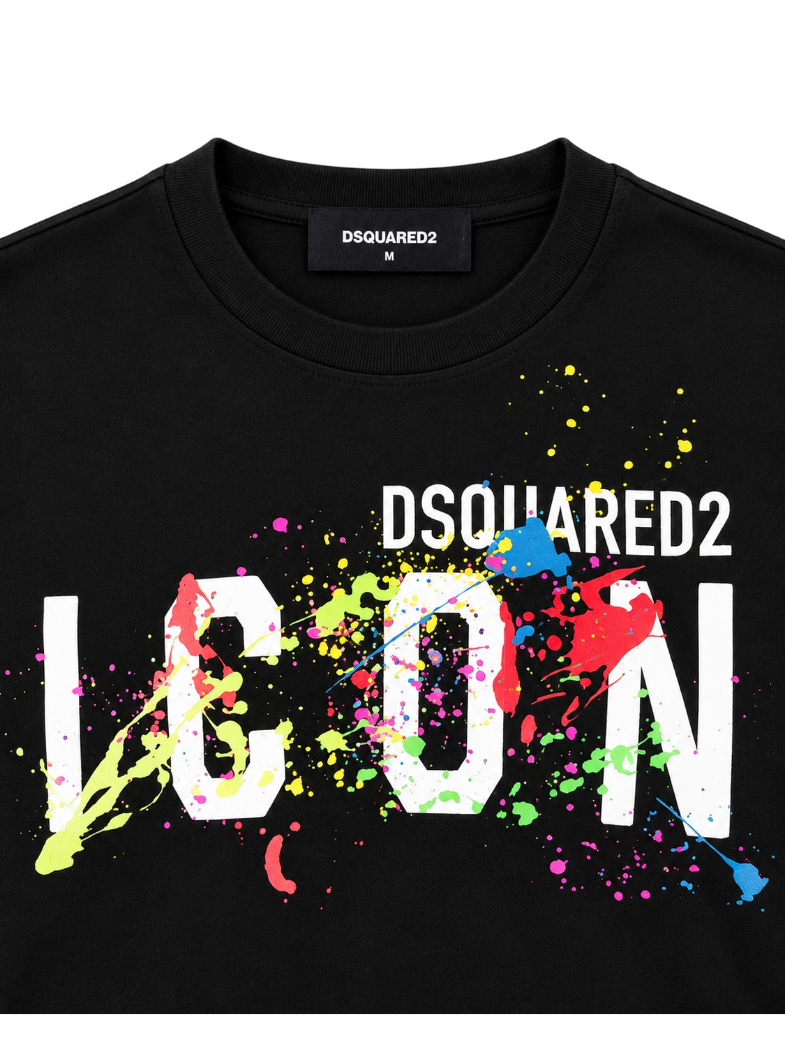 Dsquared2 ICON Splash Cool T-Shirt Herren Schwarz