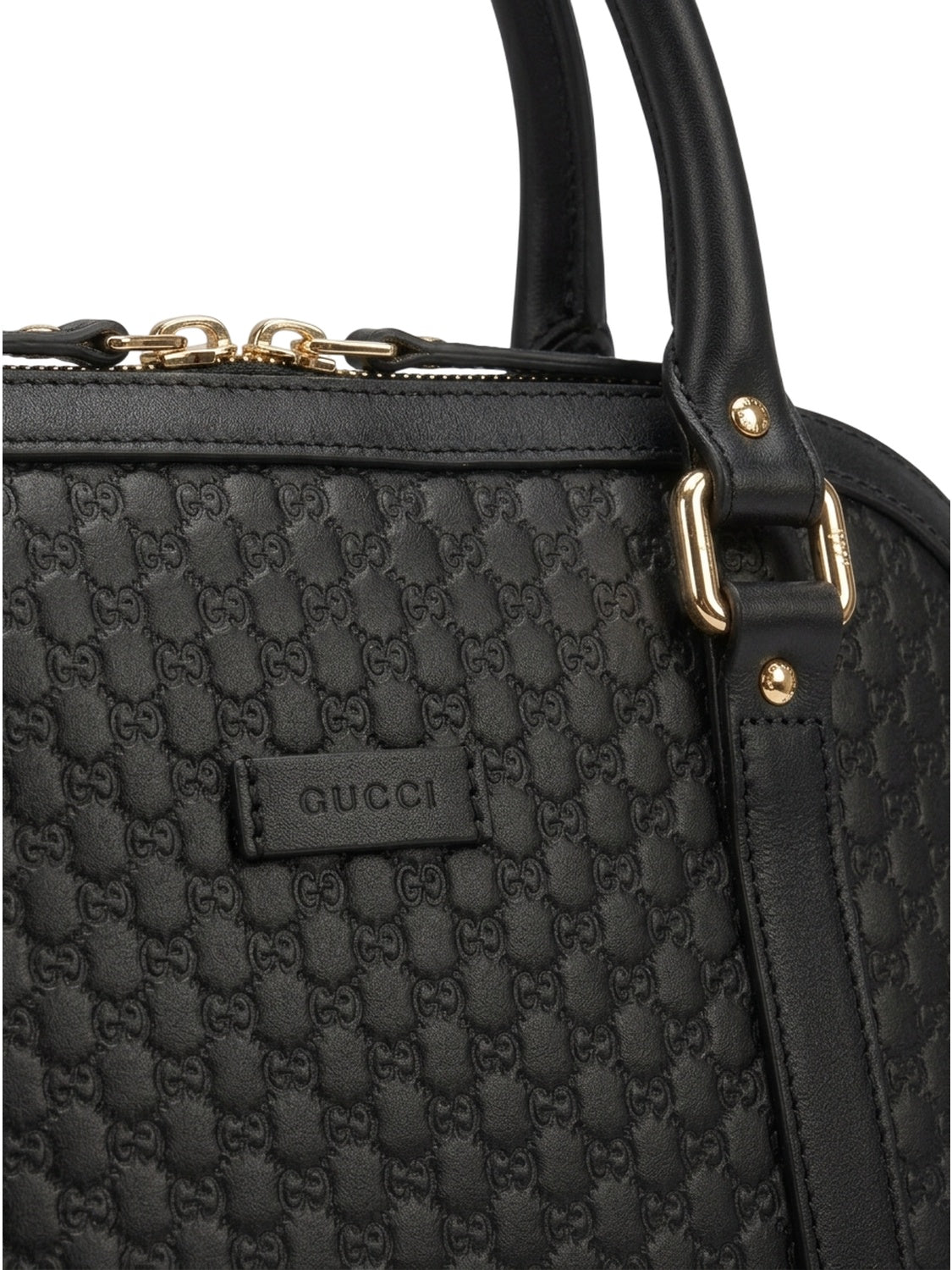Gucci Dome Microguccissima Tote Bag Schwarz