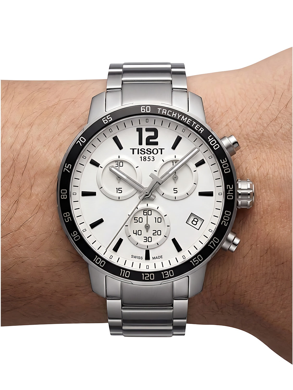 Tissot Quickster Chronograph Herrenuhr Silber T095.417.11.037.00