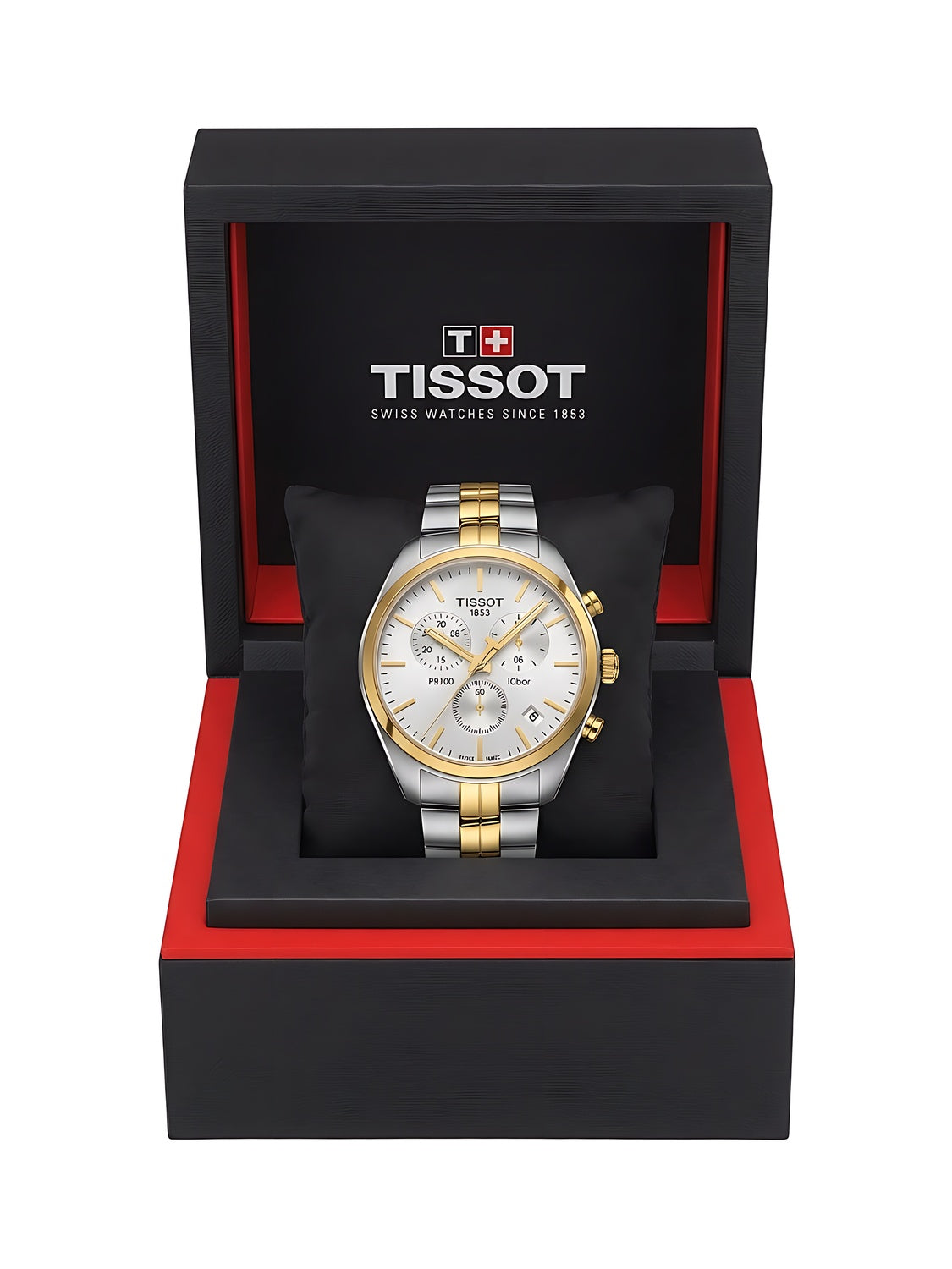 Tissot PR 100 Chronograph Bicolor Herrenuhr T101.417.22.031.00