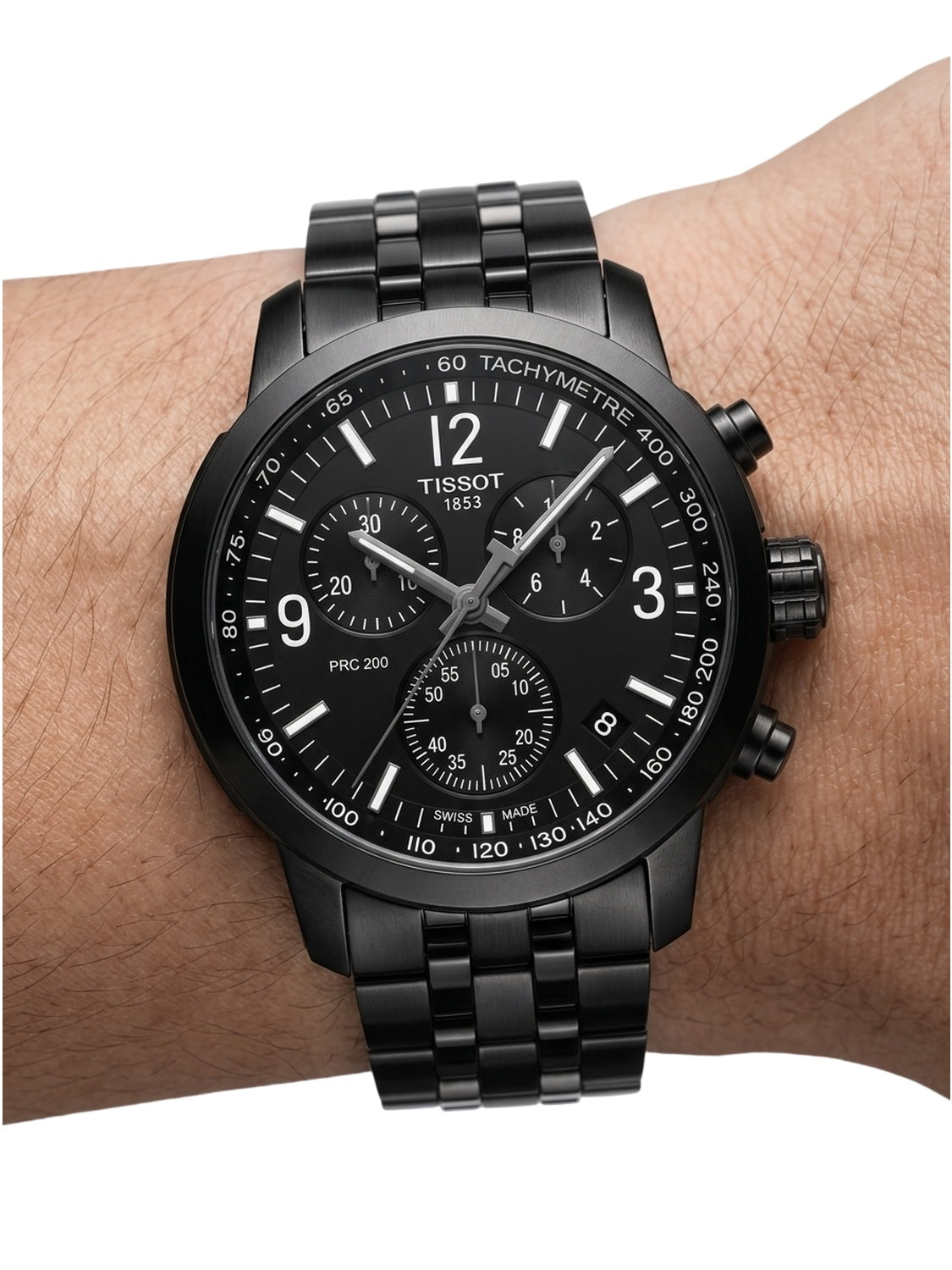 Tissot PRC 200 Chronograph Herrenuhr Schwarz T114.417.33.057.00