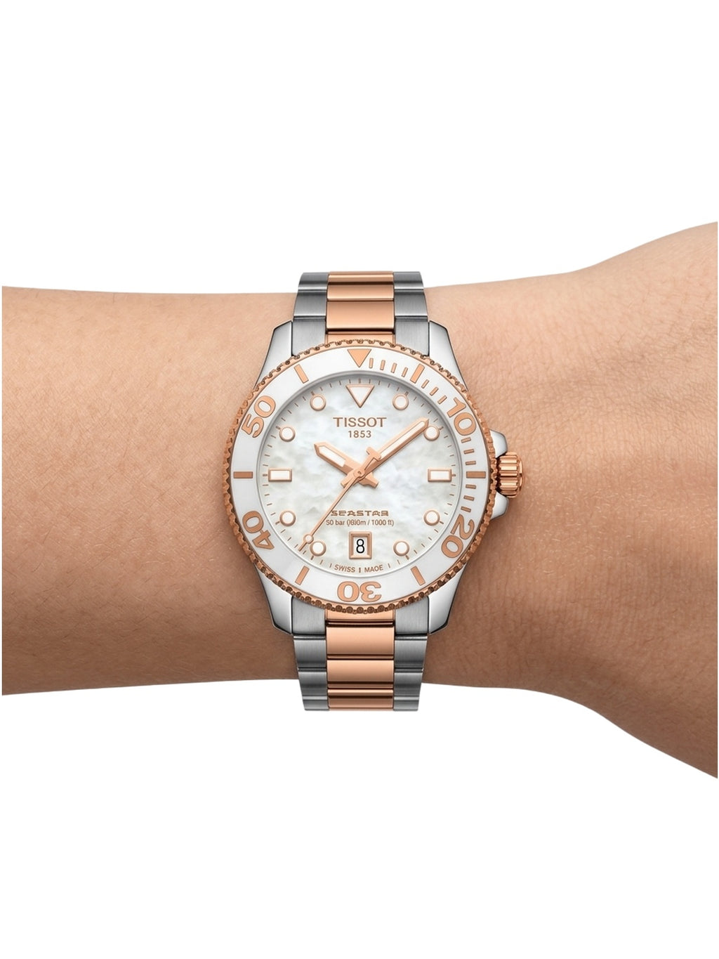 Tissot Seastar 1000 36mm Perlmutt T120.210.22.111.00