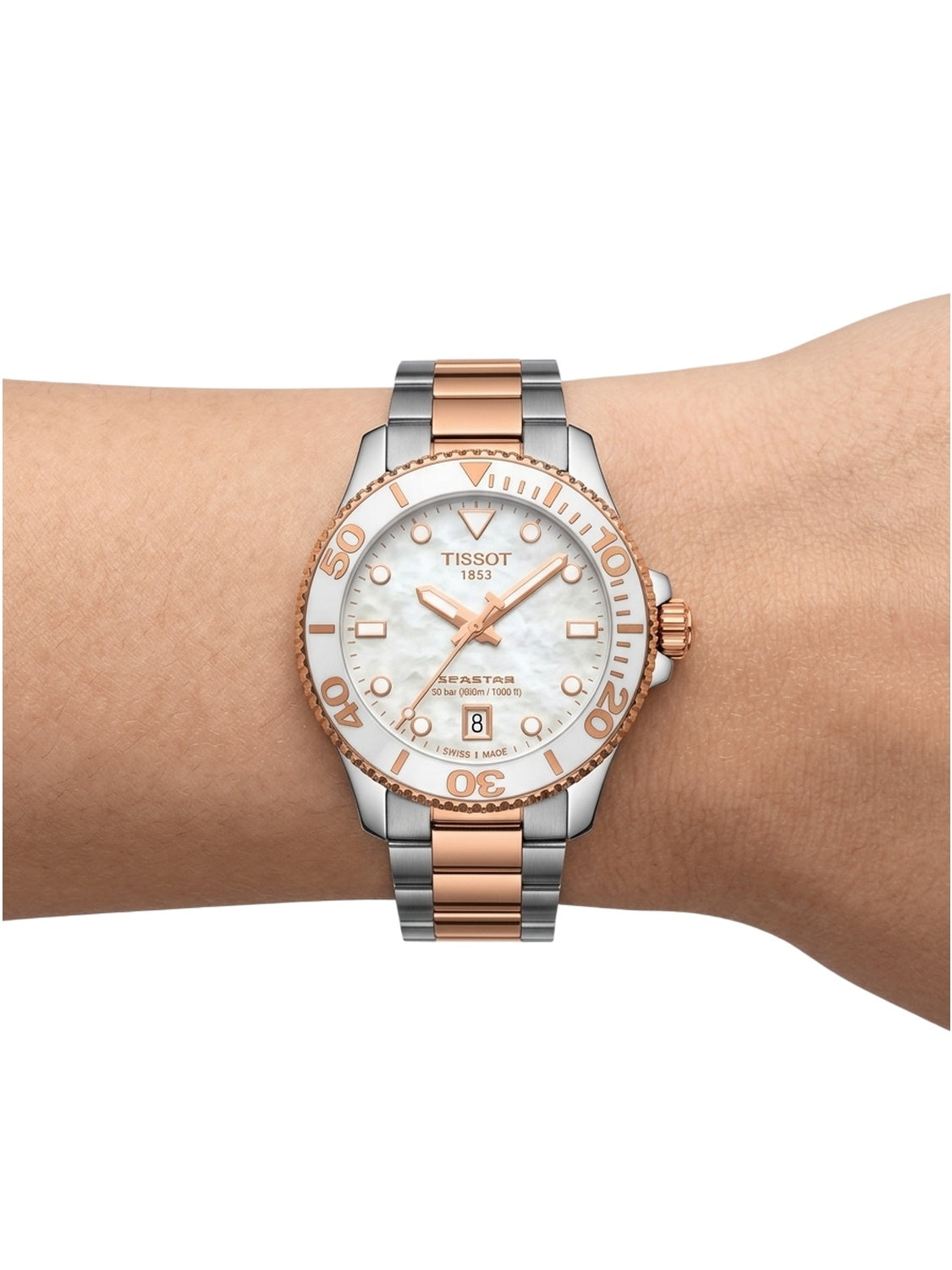 Tissot Seastar 1000 36mm Perlmutt T120.210.22.111.00