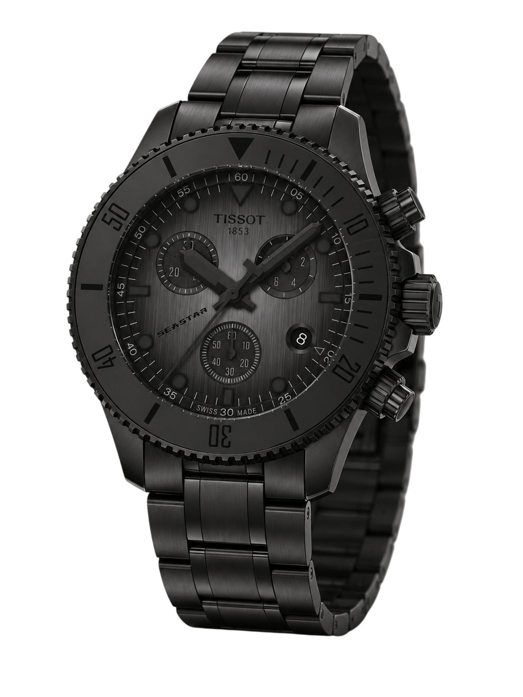 Tissot Seastar 1000 Chronograph 38mm Schwarz T120.217.33.061.00