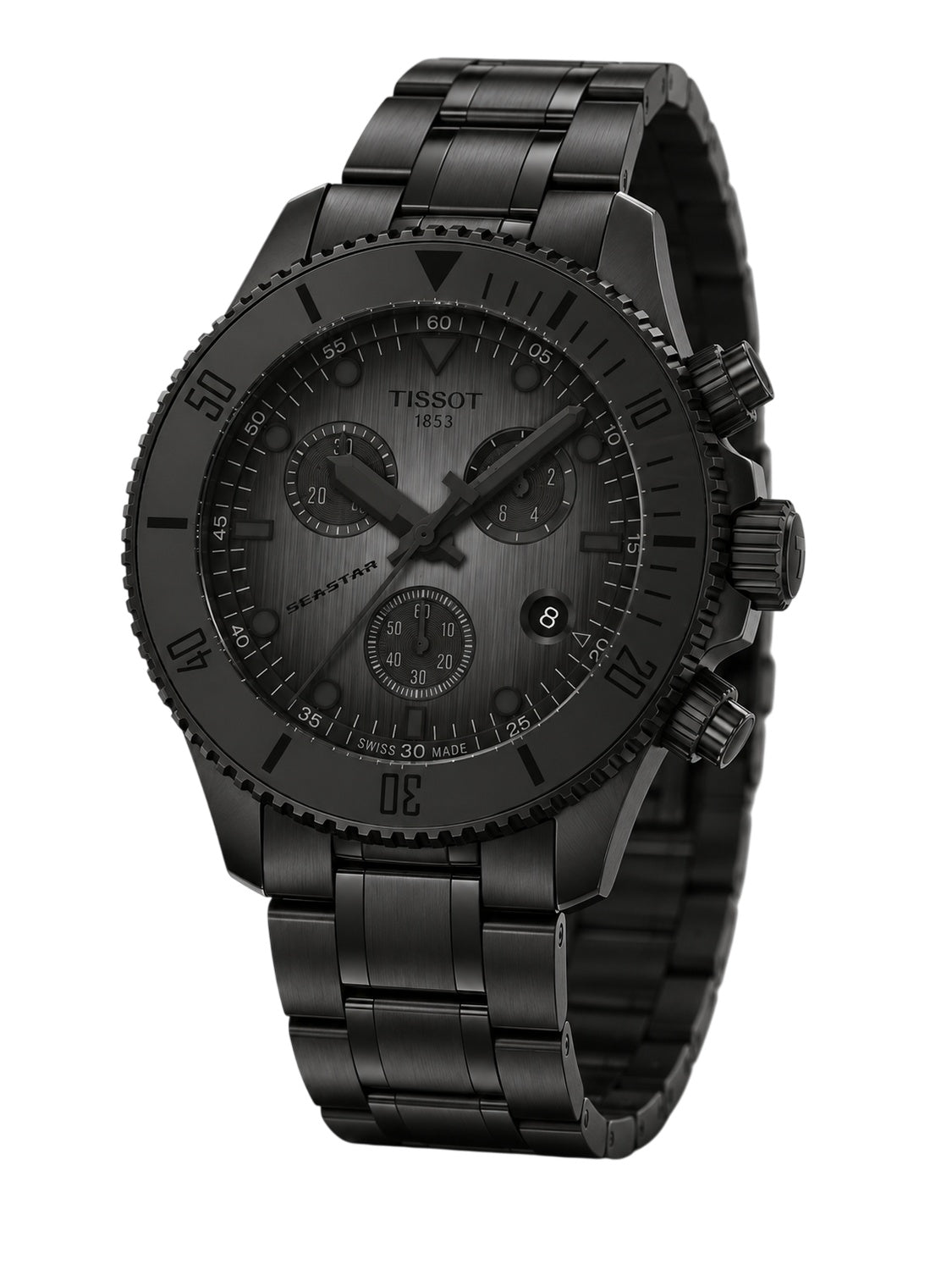 Tissot Seastar 1000 Chronograph 38mm Schwarz T120.217.33.061.00