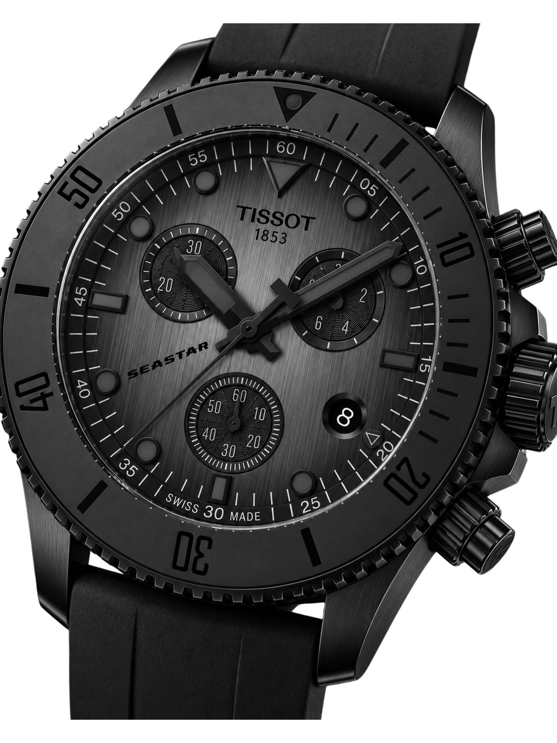 Tissot Seastar 1000 Chronograph 38mm Schwarz T120.217.37.061.00