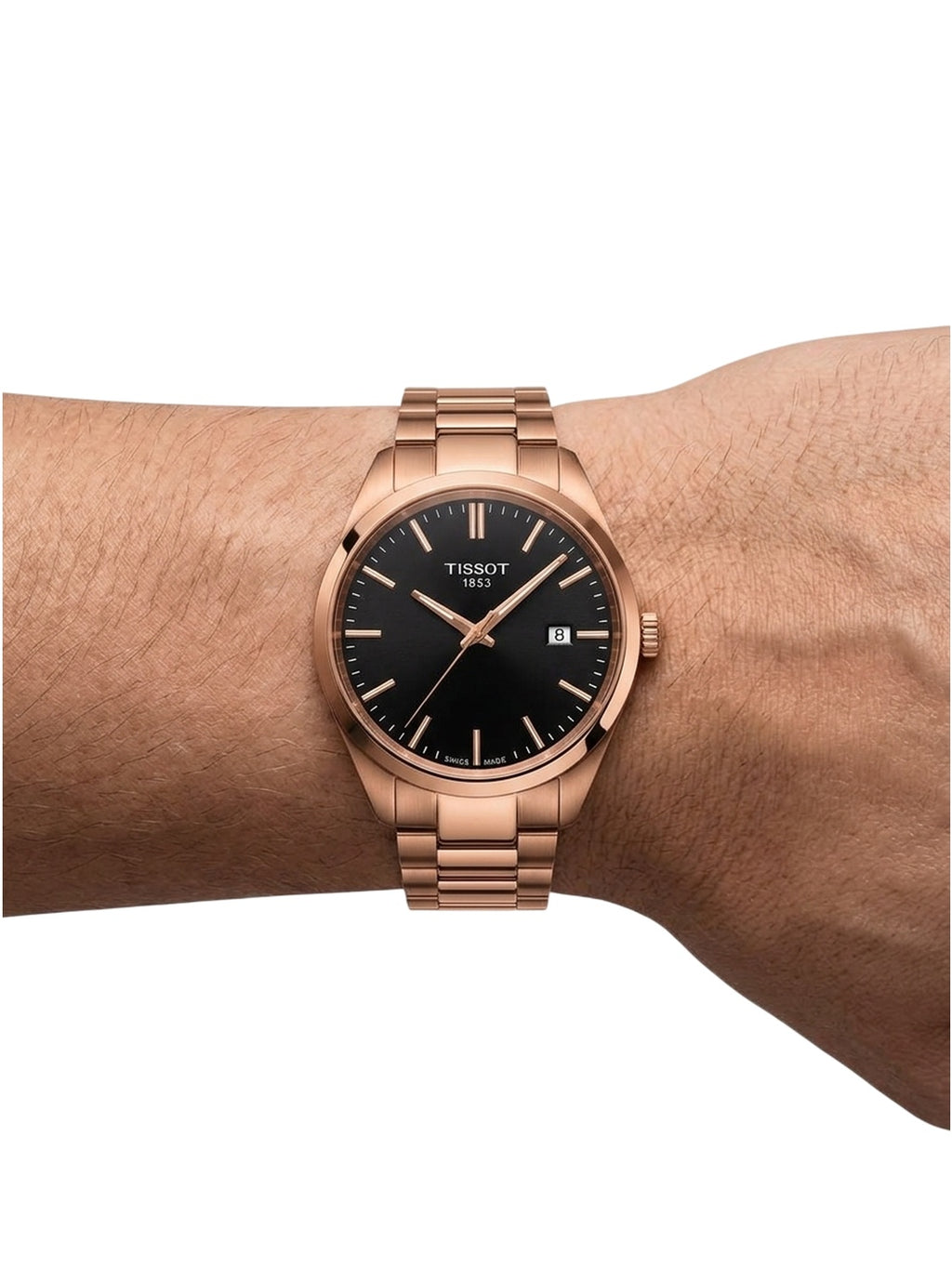 Tissot PR 100 40mm Roségold Schwarz T150.410.33.051.00