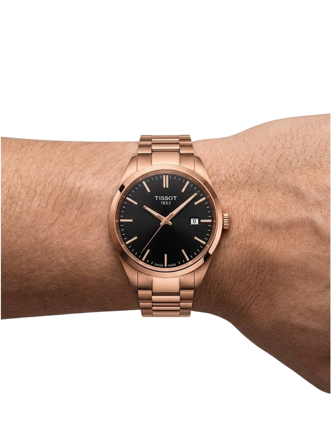Tissot PR 100 40mm Roségold Schwarz T150.410.33.051.00