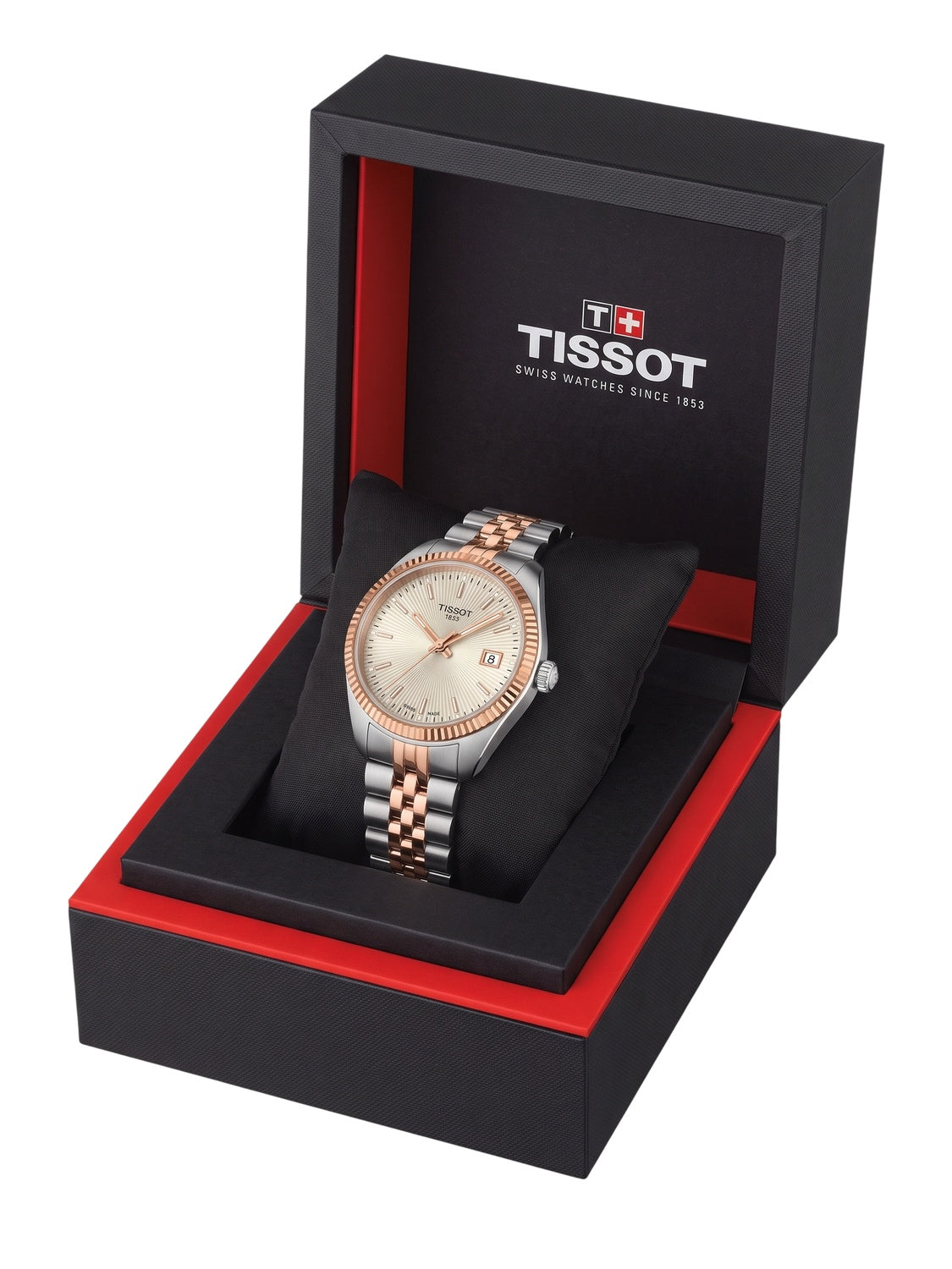 Tissot Ballade 34mm Bicolor Roségold T156.210.22.031.01