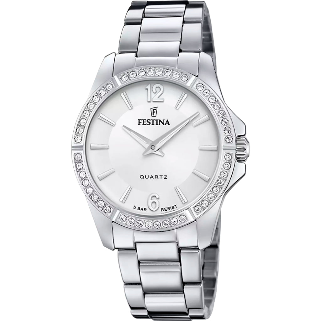Festina Damenuhr Silber Edelstahl F20593/1