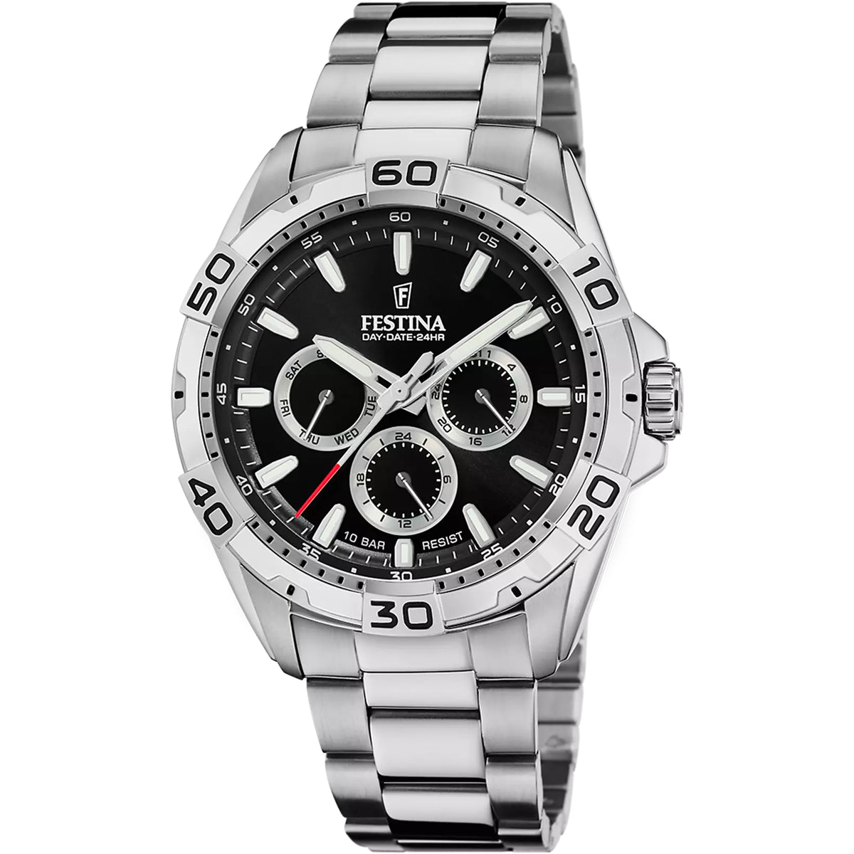Festina Herren Multifunktionsuhr Blau Edelstahl F20623/2