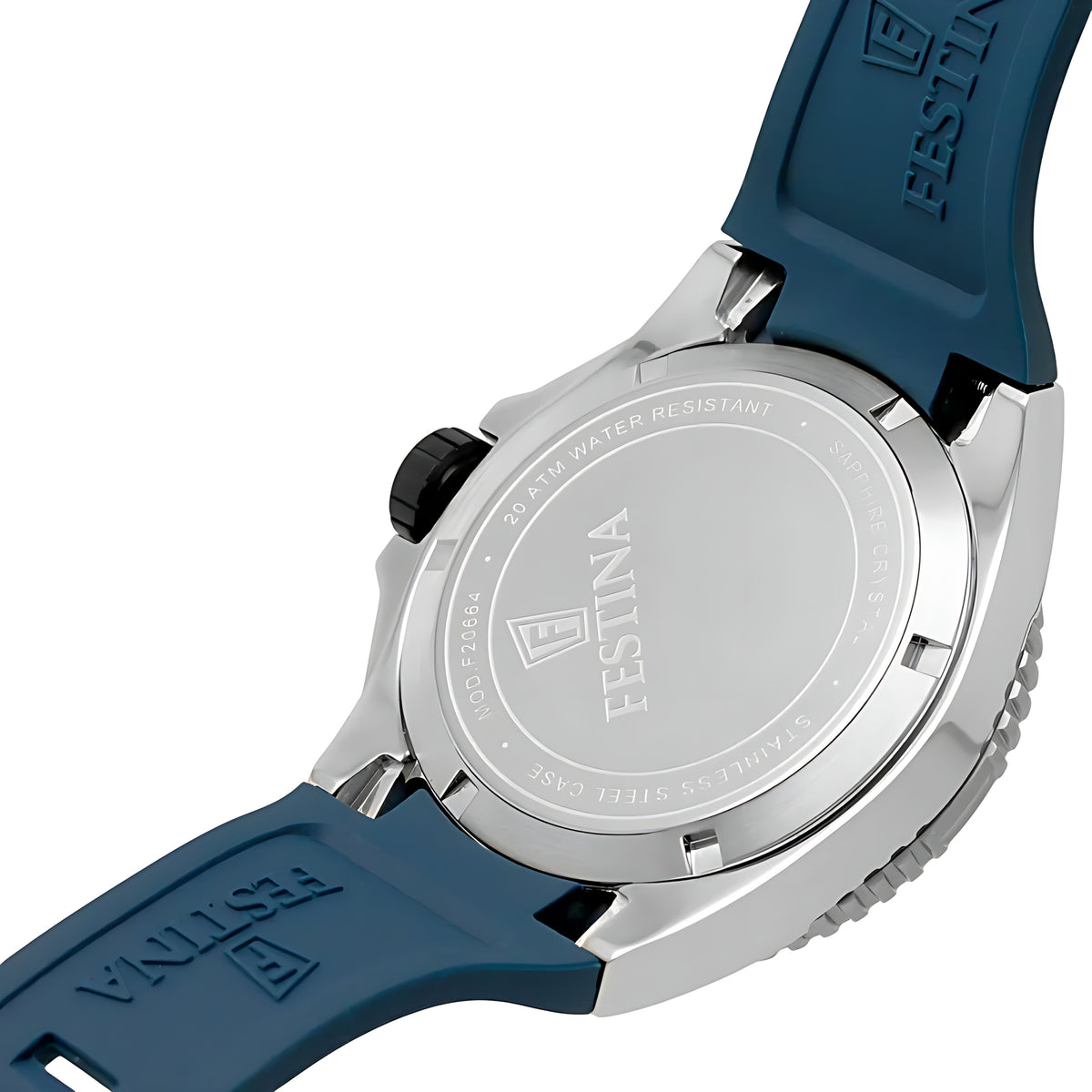 Festina The Originals Diver Herrenuhr Blau Kunststoff F20664/1