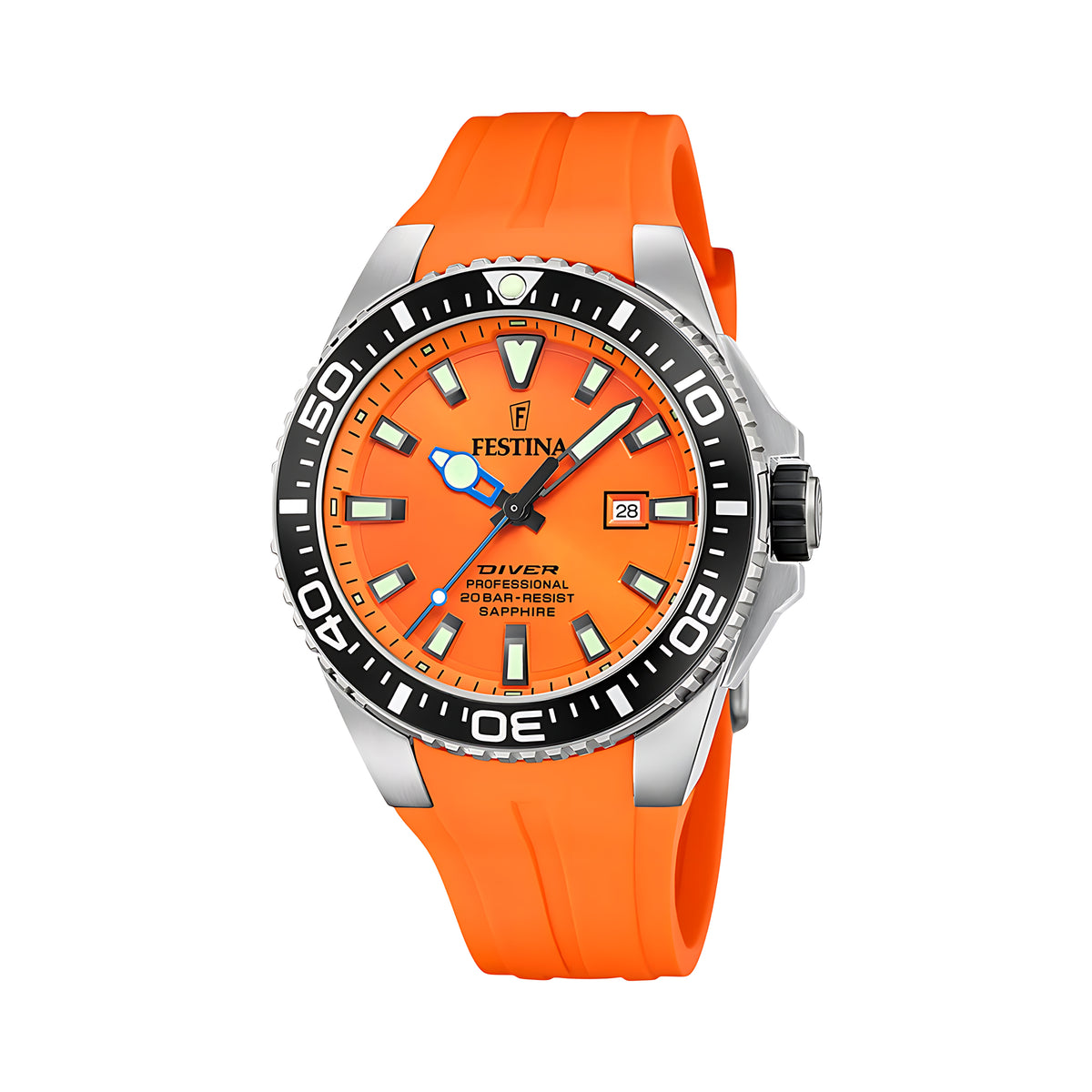 Festina The Originals Diver Herrenuhr Blau Kunststoff F20664/1