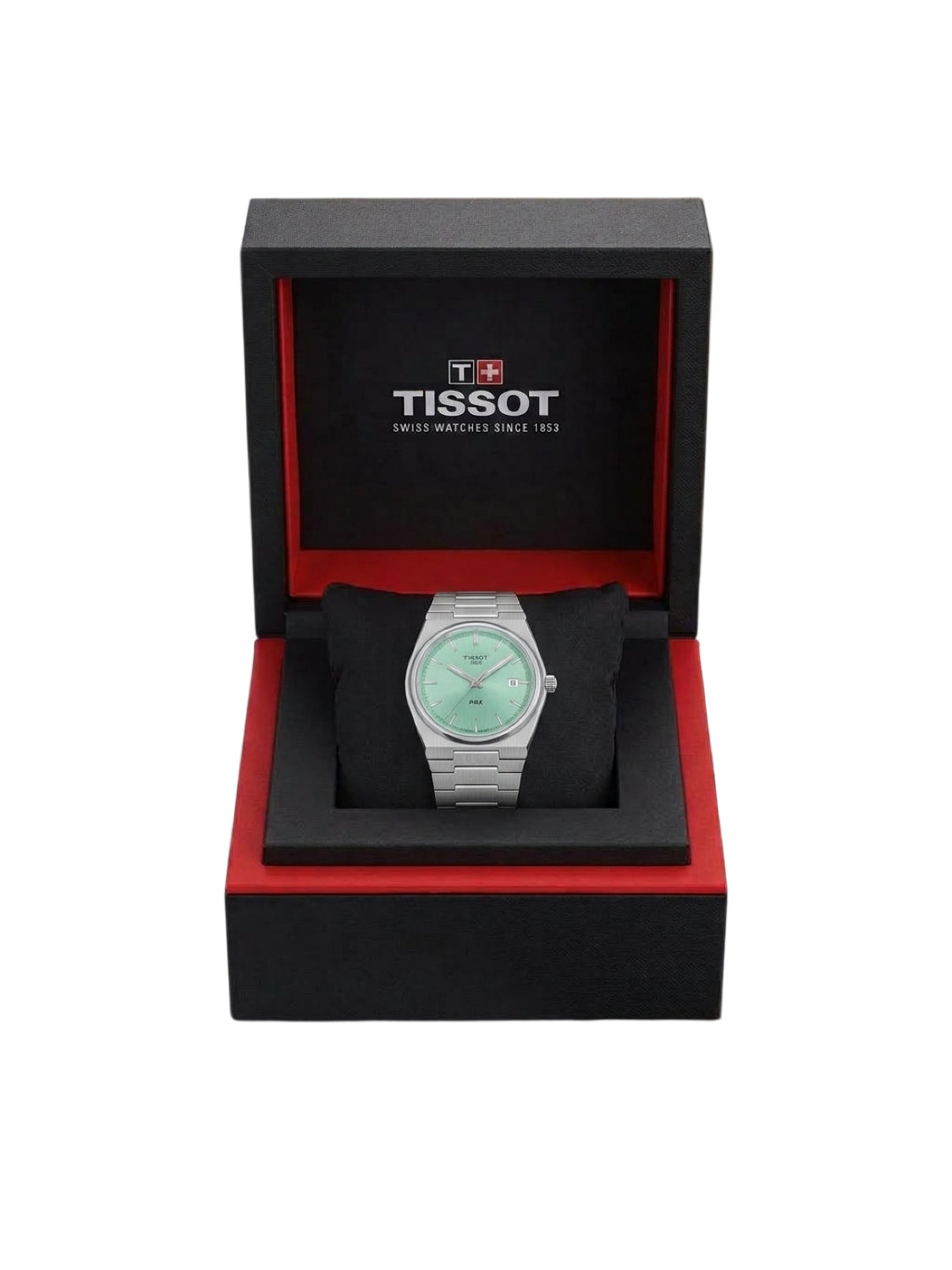 Tissot PRX 35mm Quarz Edelstahl Hellgrün T137.210.11.091.00