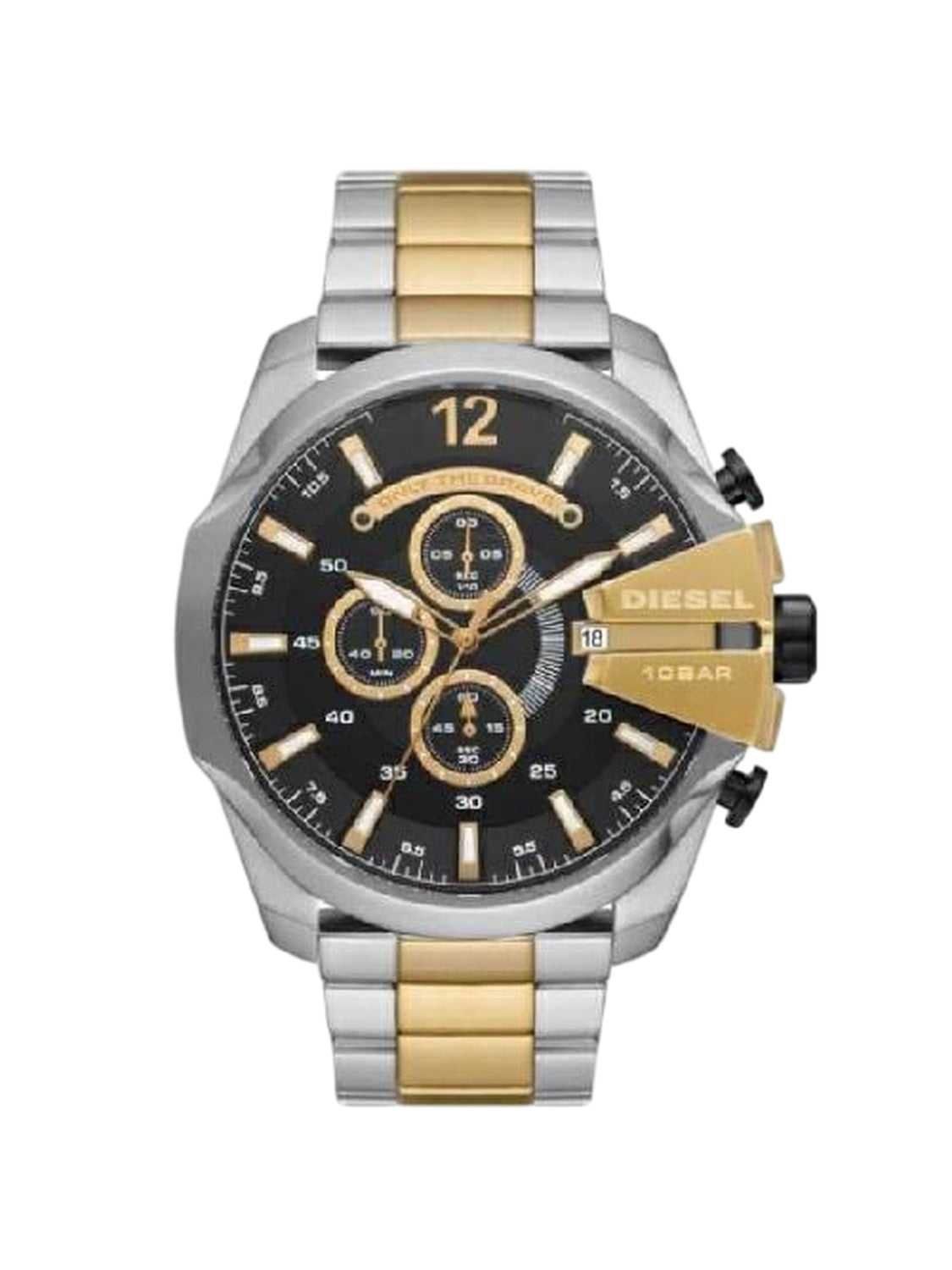 Diesel Mega Chief DZ4581 Chronograph Herrenuhr Bicolor