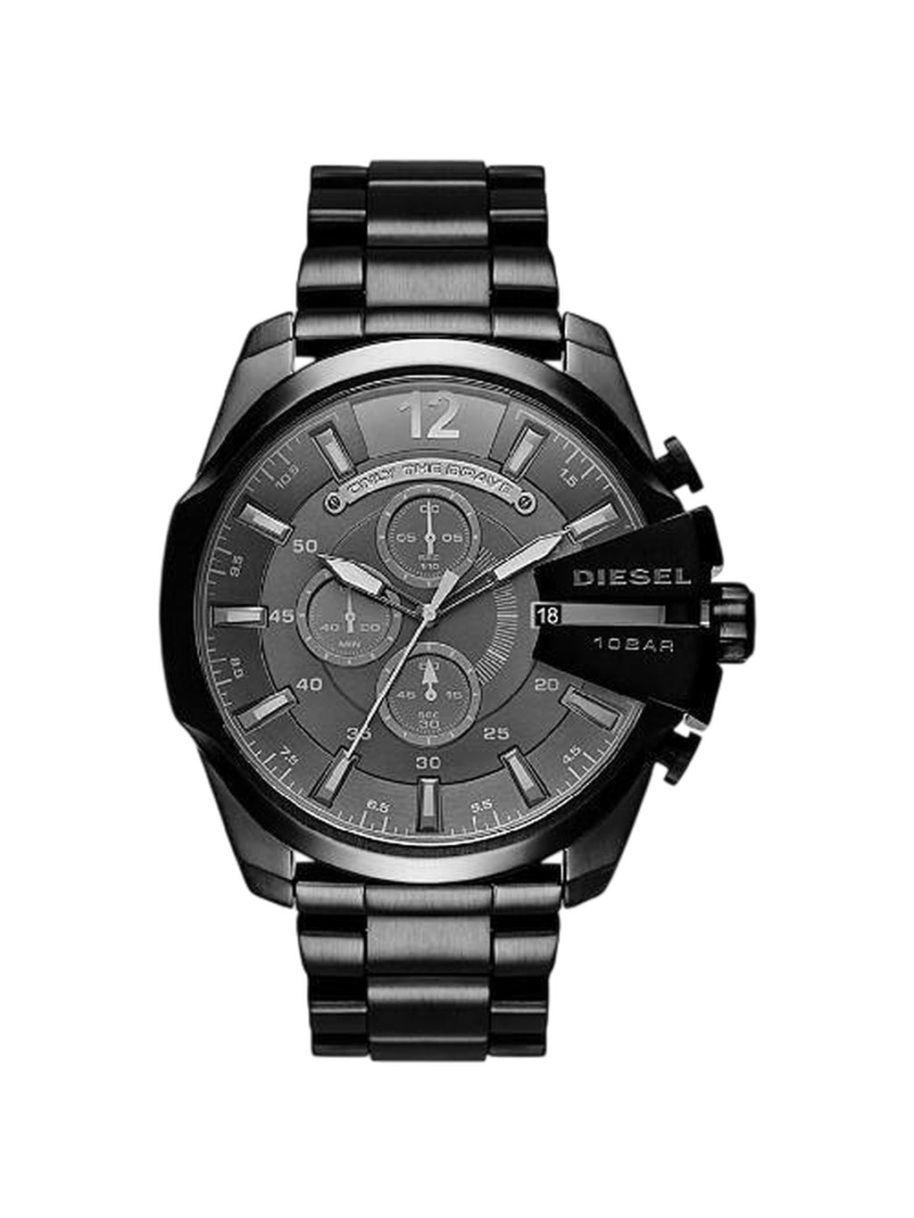Diesel Mega Chief DZ4355 Chronograph Herrenuhr Schwarz