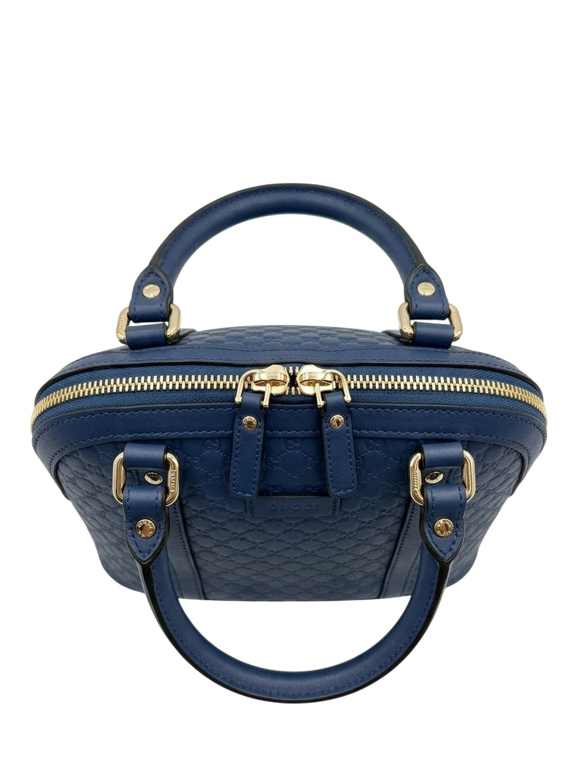 Gucci Handtasche Microguccissima Blau GG Muster