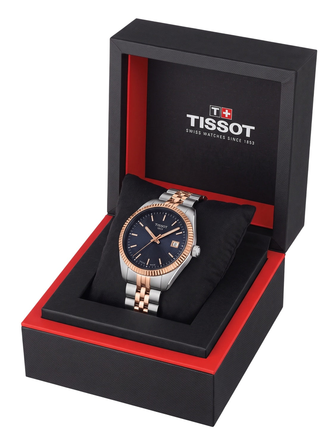 Tissot Ballade 34mm Bicolor Blau T156.210.22.041.00