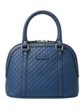 Gucci Handtasche Microguccissima Blau GG Muster