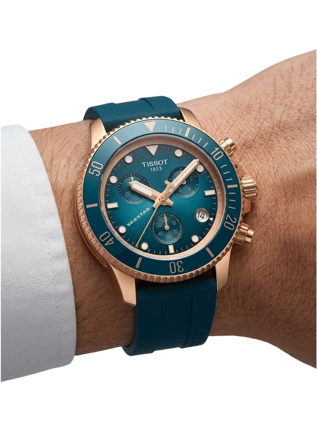 Tissot Seastar 1000 Chronograph 38mm Türkis T120.217.37.041.00