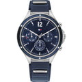 Tommy Hilfiger Eve Multifunktionsuhr Blau Silikon 1782281