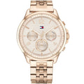 Tommy Hilfiger Harper Multifunktionsuhr Roségold Edelstahl 1782224
