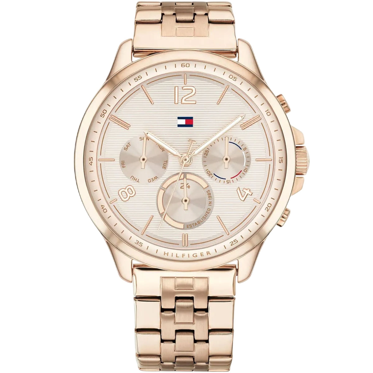 Tommy Hilfiger Harper Multifunktionsuhr Roségold Edelstahl 1782224