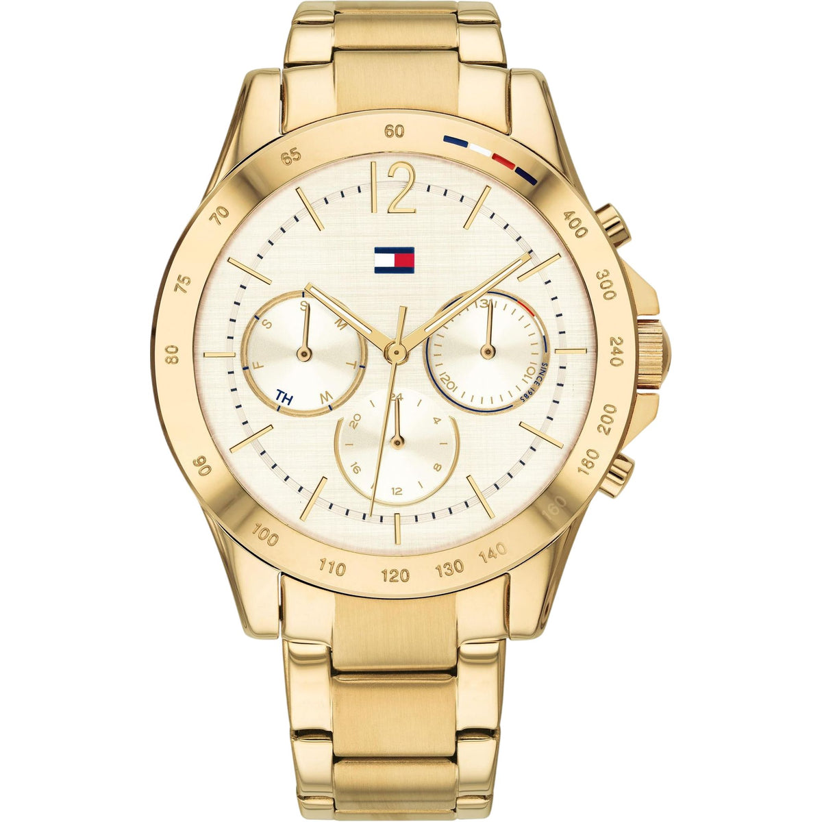 Tommy Hilfiger Haven Multifunktionsuhr Gold Edelstahl 1782195