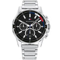 Tommy Hilfiger Mason Multifunktionsuhr Edelstahl Schwarz 1791936