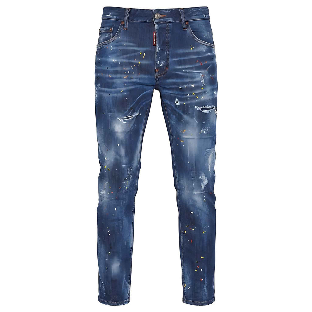 Dsquared2 Super Twinky Jeans Medium Autumn Leaves Wash Herren