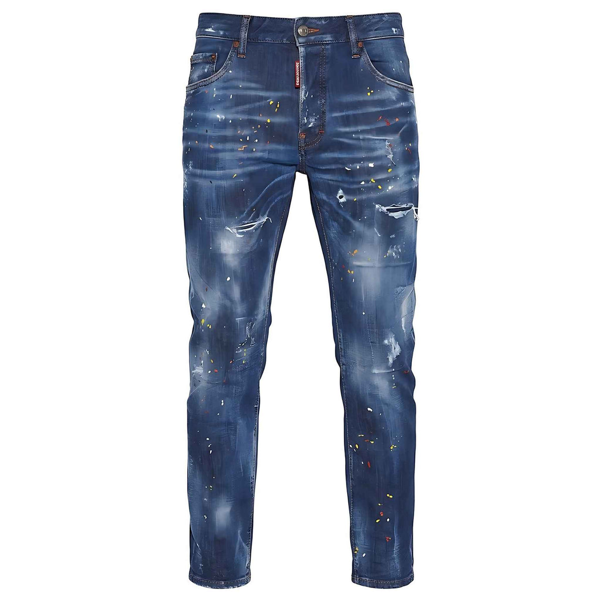 Dsquared2 Super Twinky Jeans Medium Autumn Leaves Wash Herren