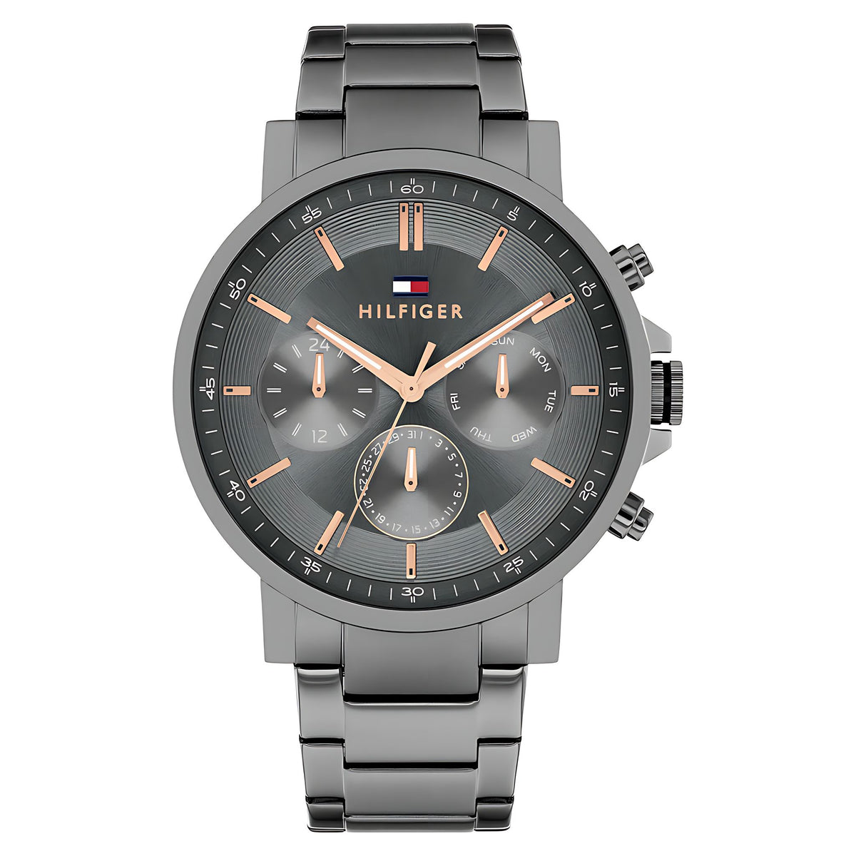 Tommy Hilfiger Tyson Multifunktionsuhr Anthrazit Edelstahl 1710711