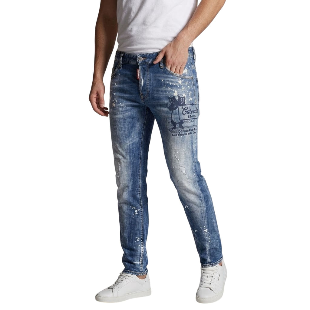Dsquared2 Jeans medium washed Jeans Herren blau