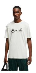 Moncler Varsity Logo T-Shirt Herren Weiß