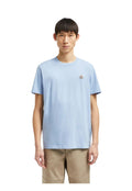 Moncler Logo Patch Cotton T-Shirt Herren Hellblau