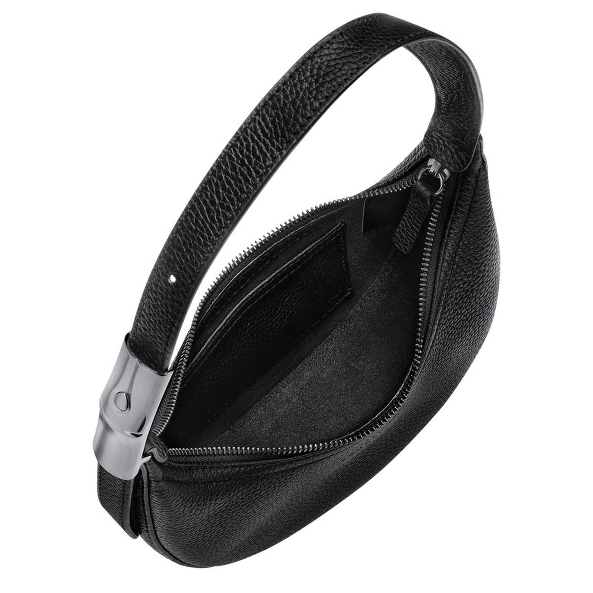 Longchamp Le Roseau Essential S Hobo Bag Schwarz