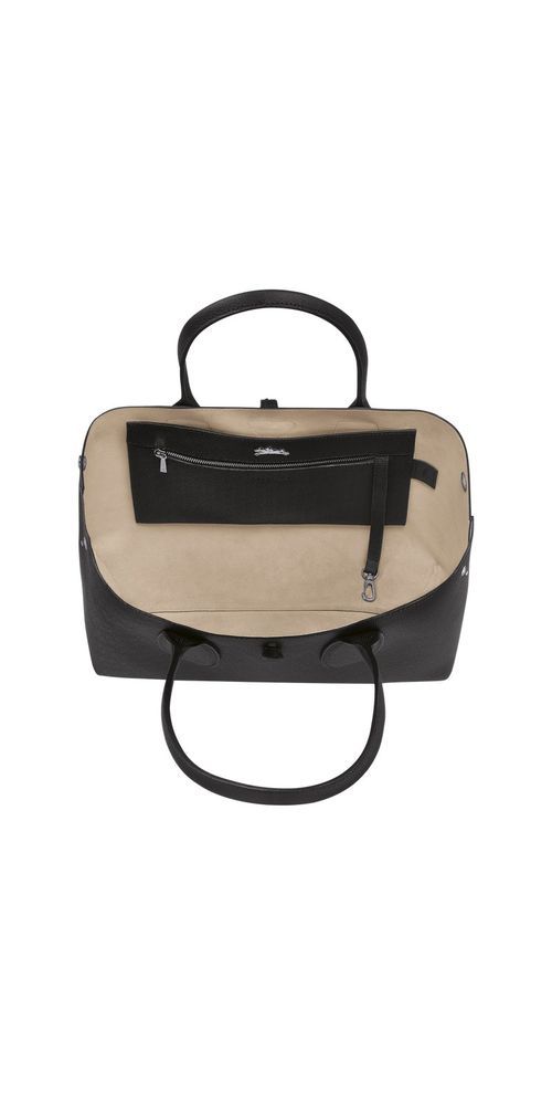 Longchamp Le Roseau L Tote Bag Schwarz