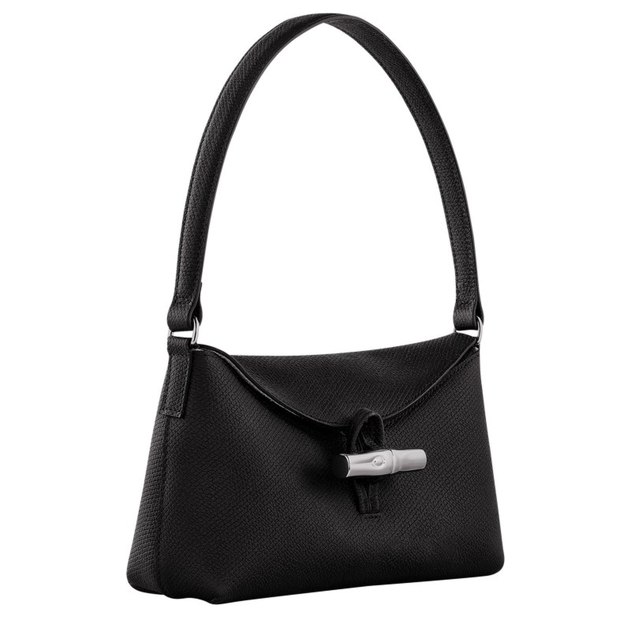 Longchamp Le Roseau S Hobo Bag Schwarz