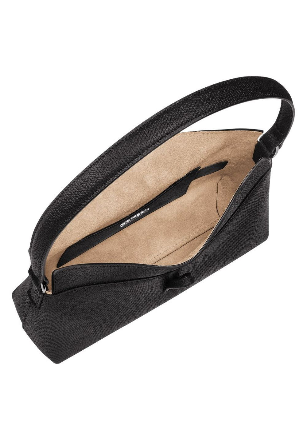 Longchamp Le Roseau S Hobo Bag Schwarz