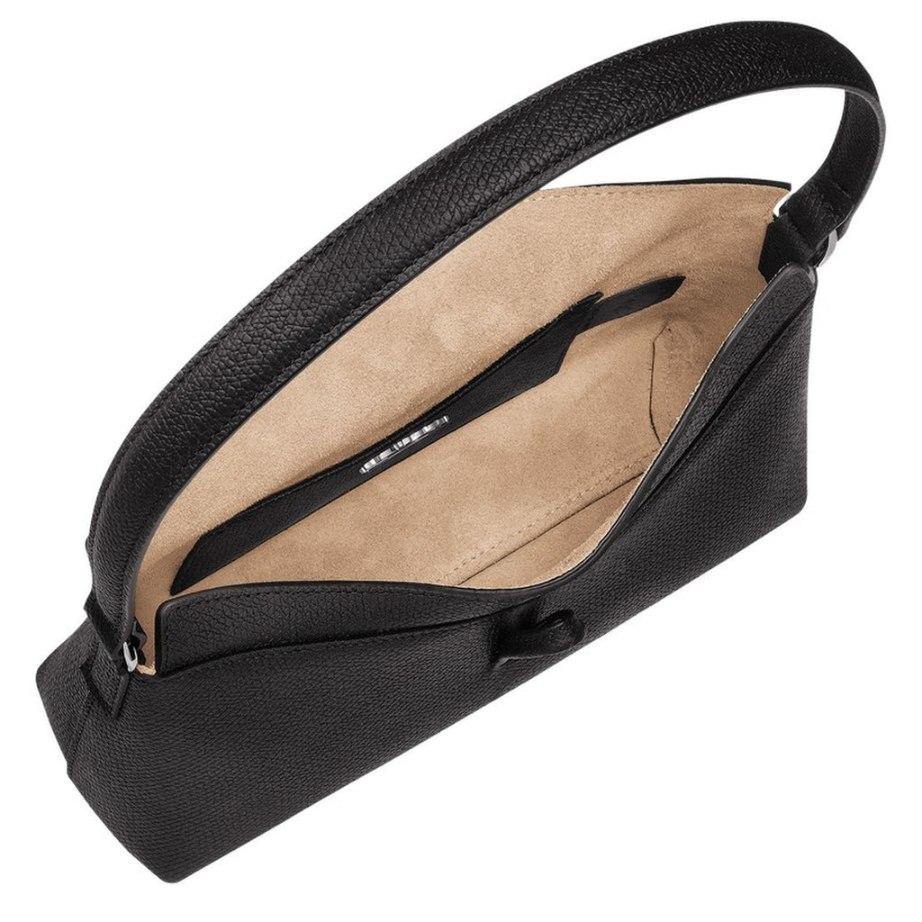 Longchamp Le Roseau S Hobo Bag Schwarz