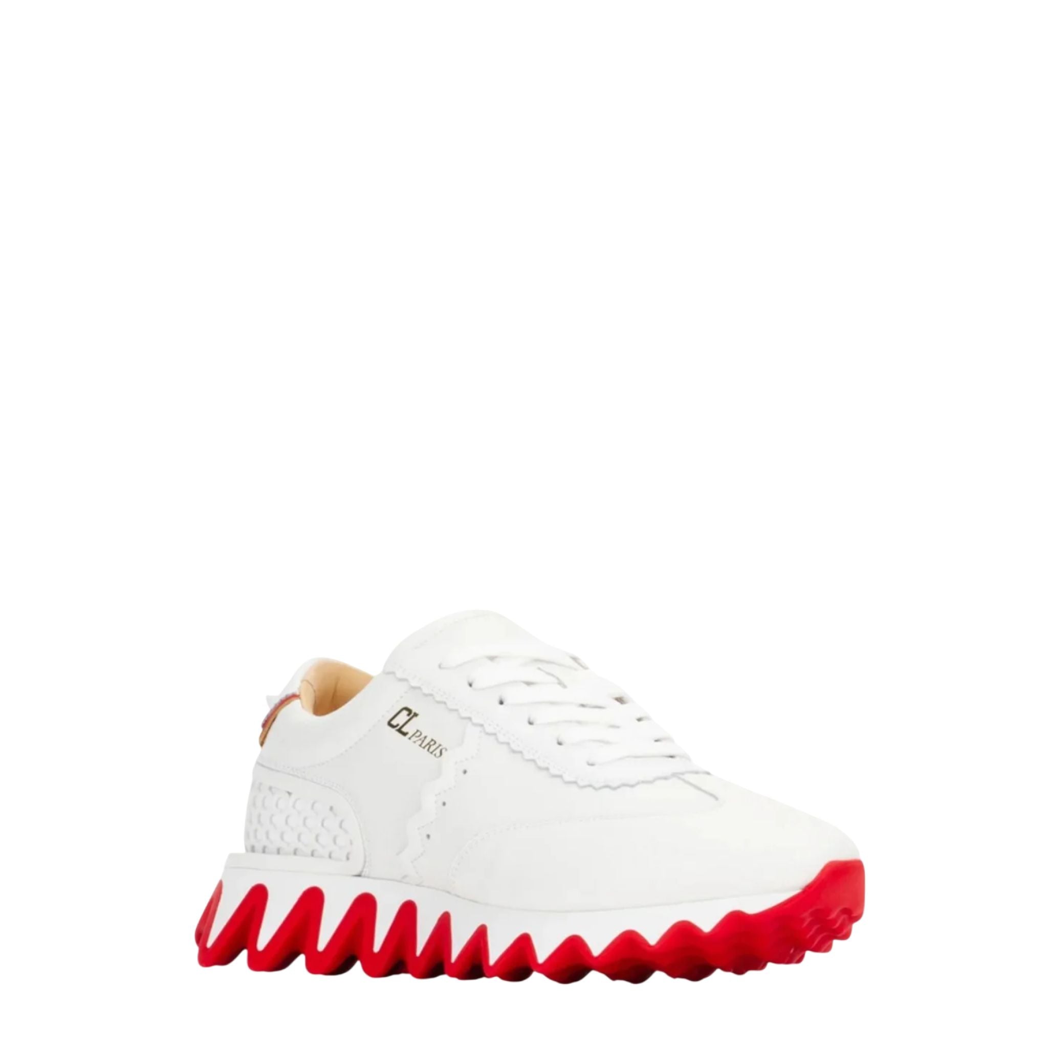 Louboutin Sneakers Herren weiß rot
