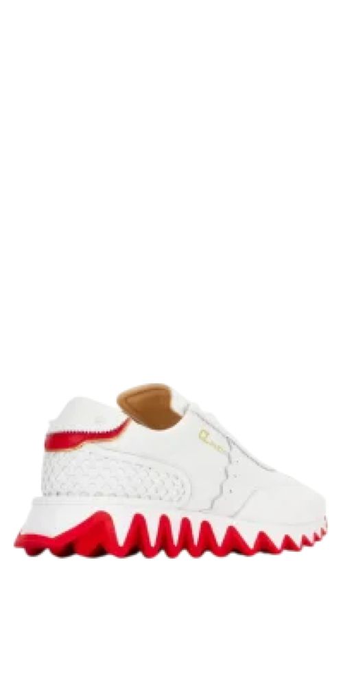 Louboutin Sneakers Herren weiß rot
