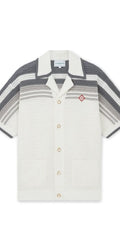 Casablanca Tennis Crochet Baumwoll Shirt Herren