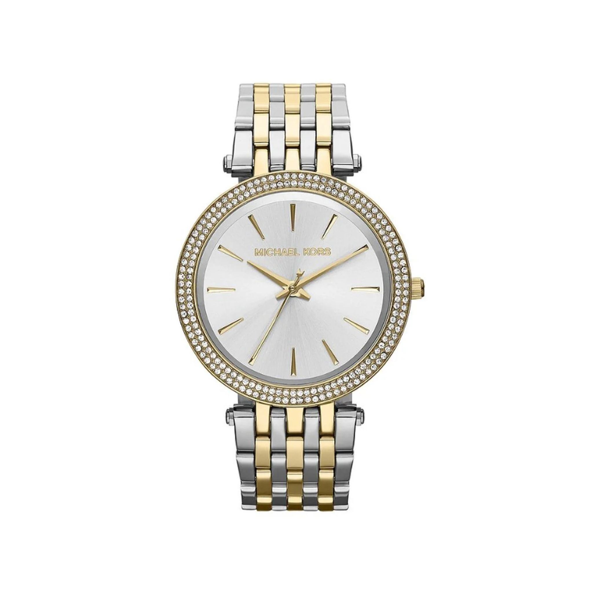 Michael Kors Darci Lady Damenuhr silber gold Edelstahl